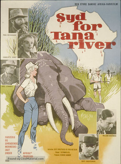 Syd for Tana River - Danish Movie Poster