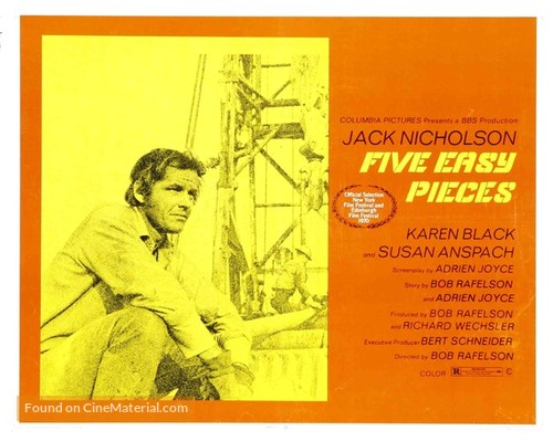 Five Easy Pieces - Movie Poster