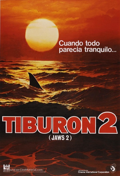 Jaws 2 - Spanish Movie Poster