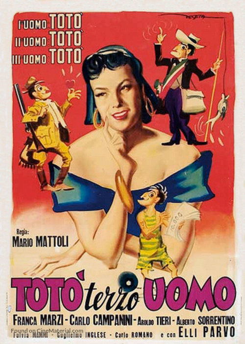 Tot&ograve; terzo uomo - Italian Movie Poster