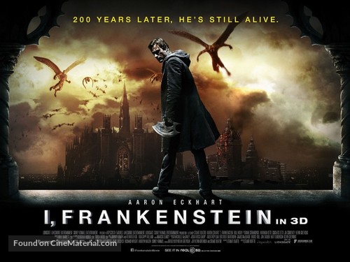 I, Frankenstein - British Movie Poster