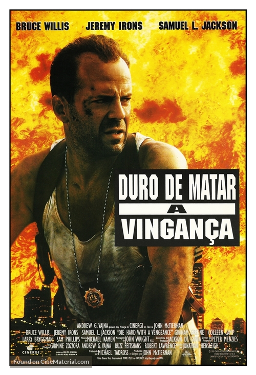 Die Hard: With a Vengeance - Brazilian Movie Poster