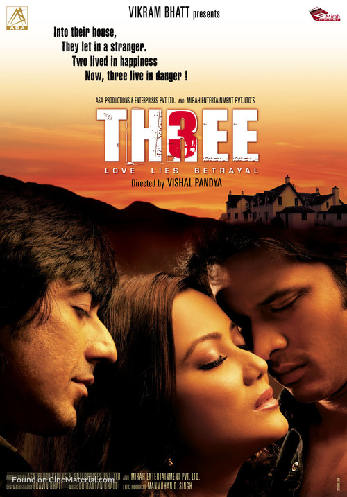 Three: Love Lies Betrayal - Indian Movie Poster