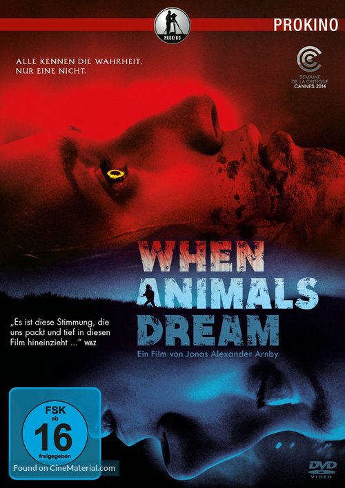 N&aring;r dyrene dr&oslash;mmer - German DVD movie cover