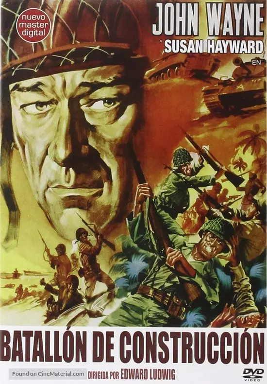 The Fighting Seabees - Spanish DVD movie cover