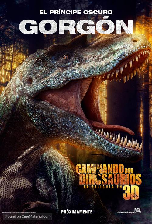 Walking with Dinosaurs 3D - Colombian Movie Poster