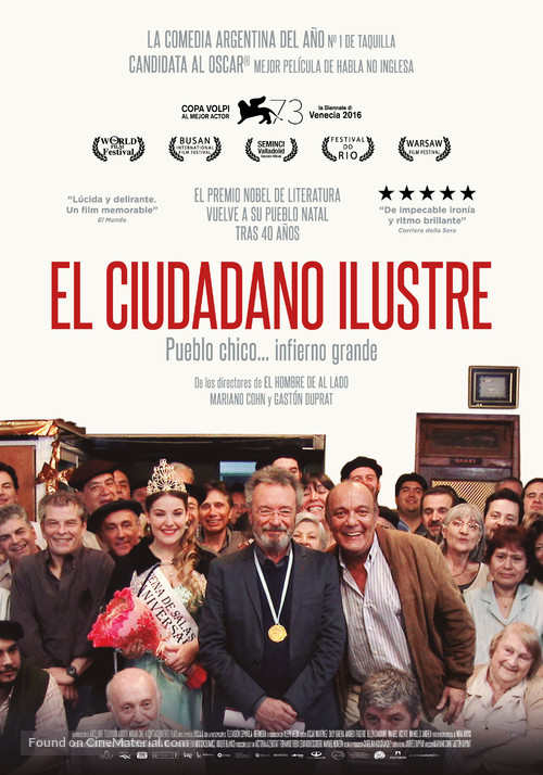 El ciudadano ilustre - Spanish Movie Poster