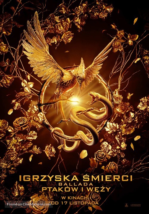 The Hunger Games: The Ballad of Songbirds and Snakes - Polish Movie Poster