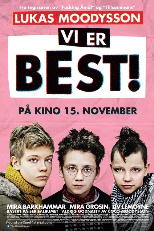 Vi &auml;r b&auml;st! - Norwegian Movie Poster