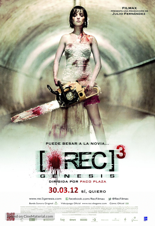 [REC]&sup3; G&eacute;nesis - Spanish Movie Poster