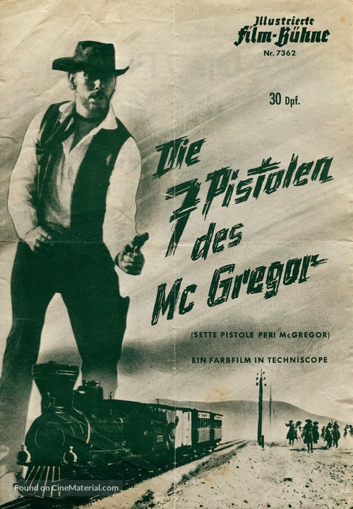 Sette pistole per i MacGregor - German poster