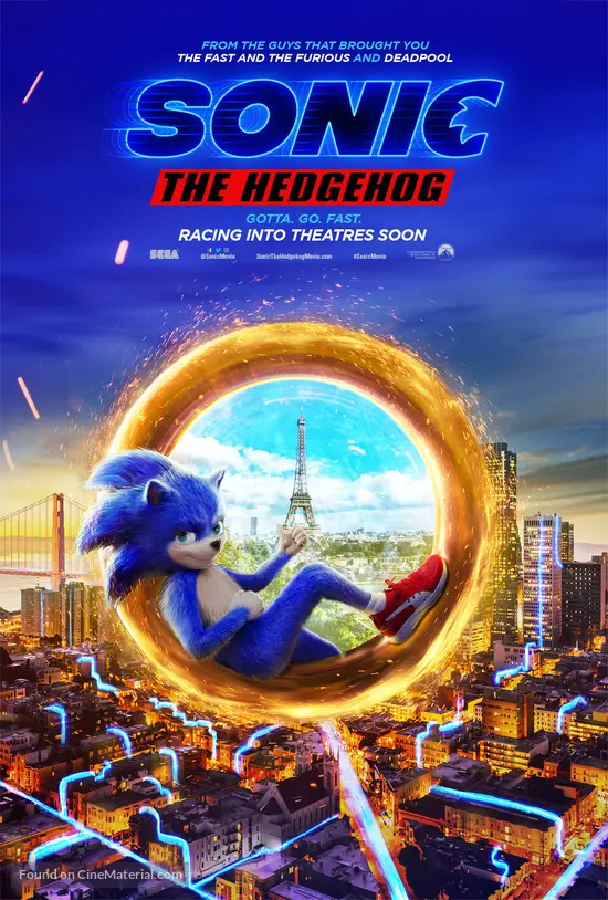 Sonic the Hedgehog (2020) movie poster