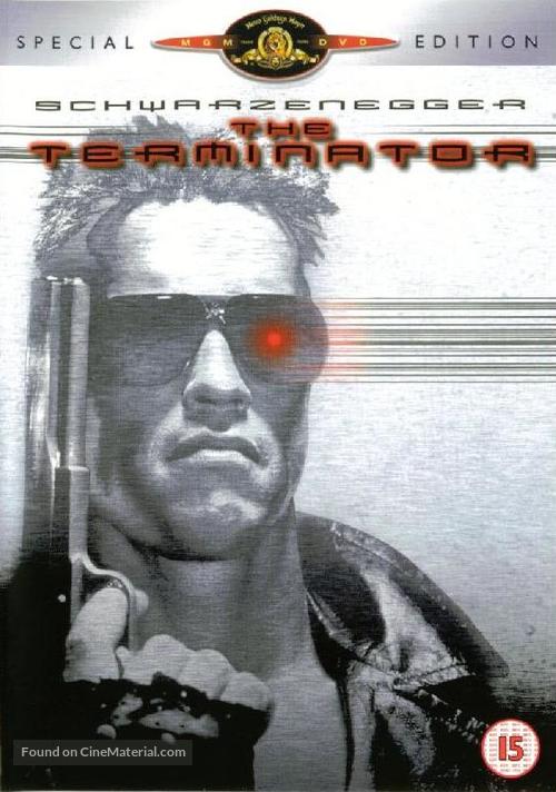 The Terminator - British DVD movie cover