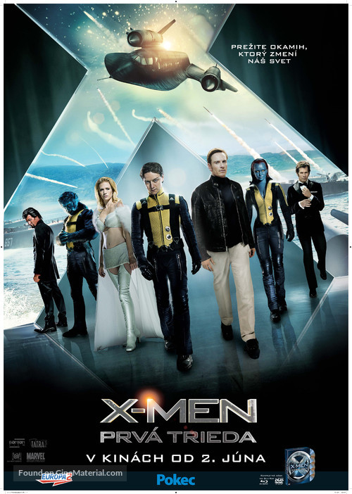 X-Men: First Class - Slovak Movie Poster