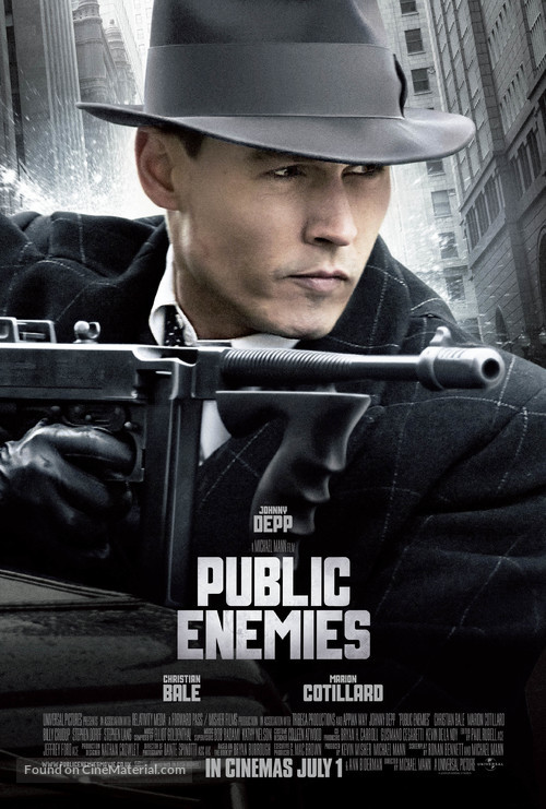 Public Enemies - British Movie Poster