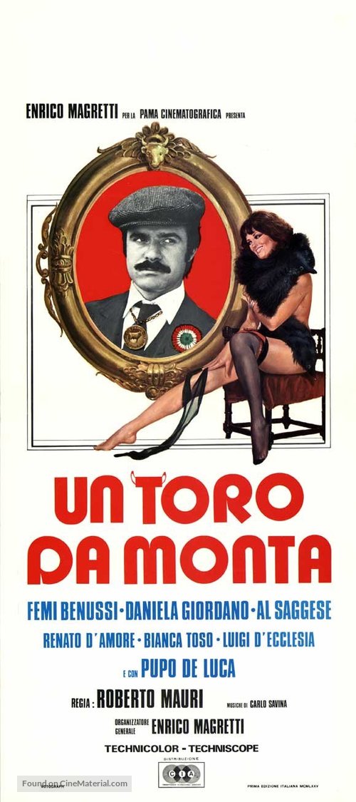 Un toro da monta - Italian Movie Poster