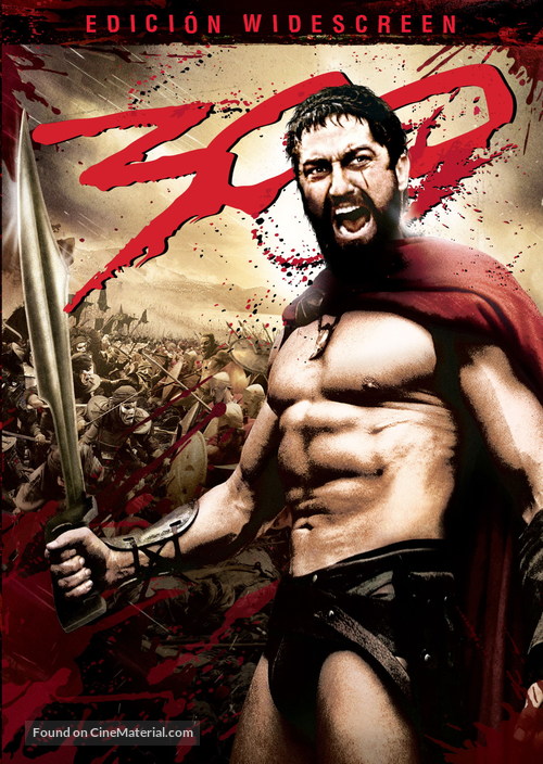 300 - Argentinian DVD movie cover