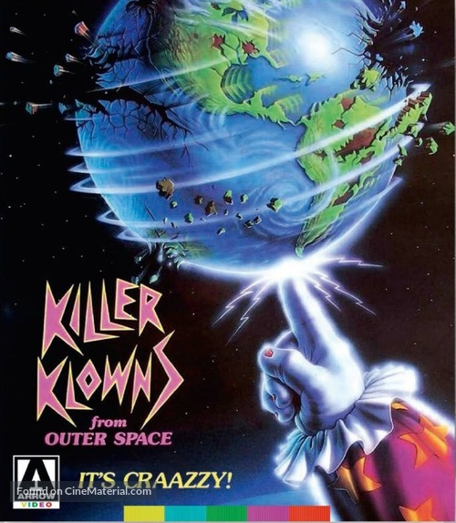 Killer Klowns from Outer Space - British Blu-Ray movie cover
