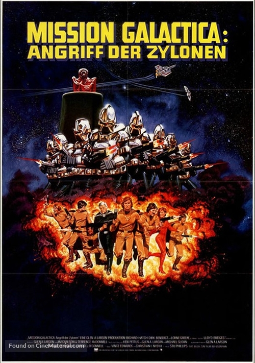 Mission Galactica: The Cylon Attack - German Movie Poster