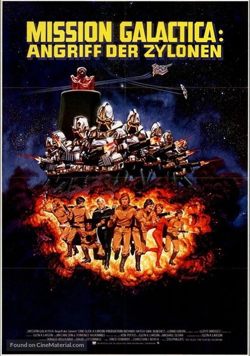 Mission Galactica: The Cylon Attack - German Movie Poster