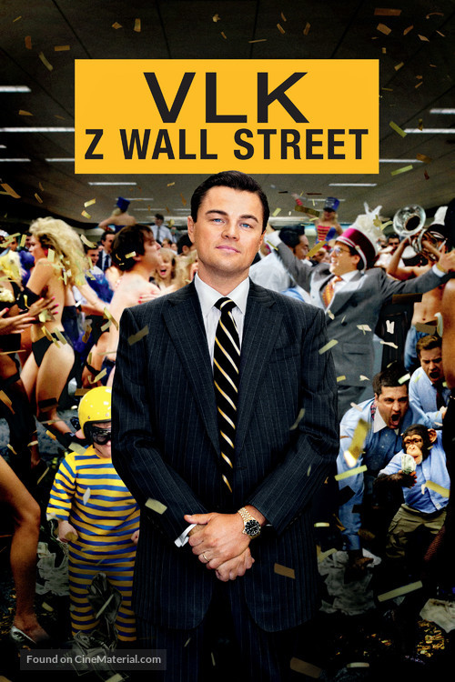 The Wolf of Wall Street - Czech DVD movie cover