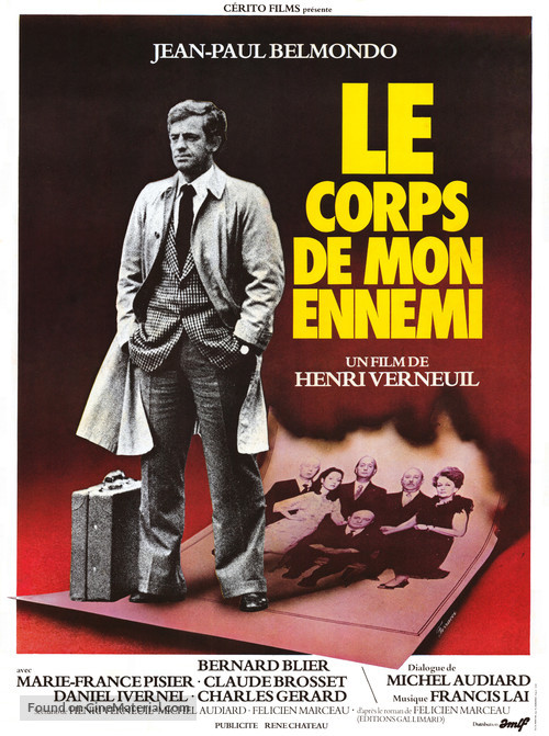 Le corps de mon ennemi - French Movie Poster