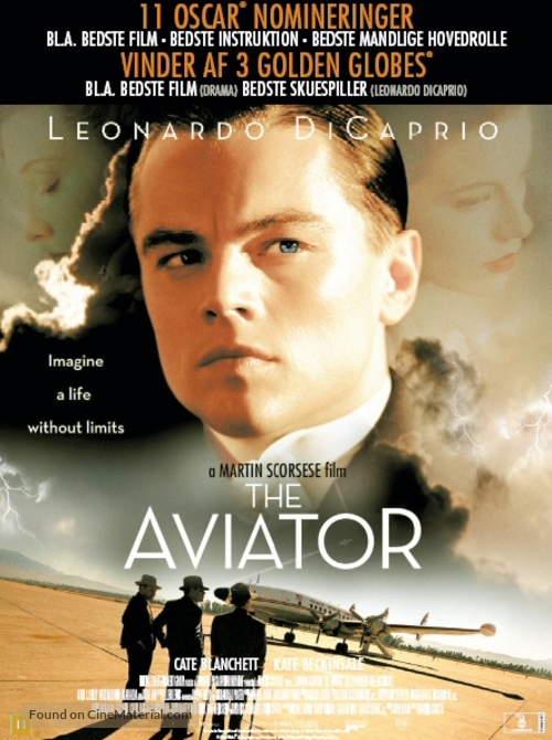 The Aviator - Danish poster