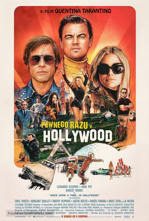 Once Upon a Time in Hollywood - Polish Movie Poster