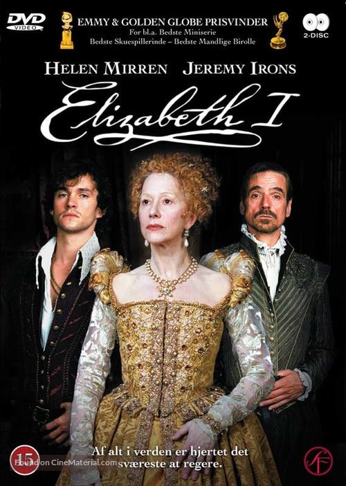 &quot;Elizabeth I&quot; - Danish DVD movie cover