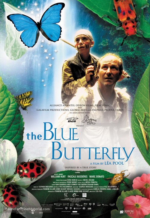The Blue Butterfly - Canadian Movie Poster