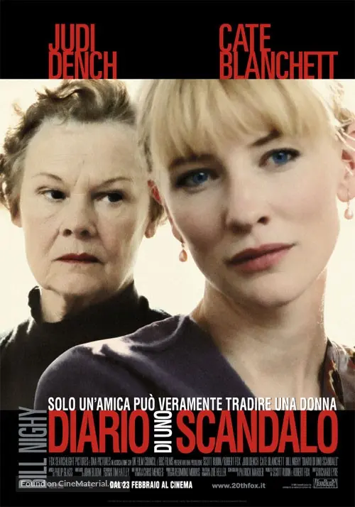 Notes On A Scandal 2006 Italian Movie Poster