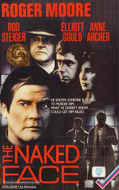 The Naked Face - British VHS movie cover