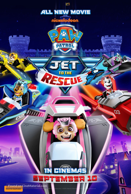 Paw Patrol: Jet To The Rescue - Australian Movie Poster