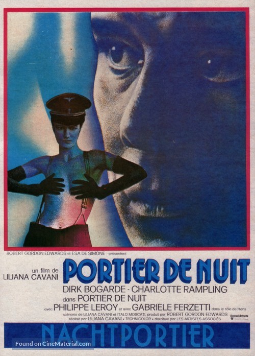 Il portiere di notte - Belgian Movie Poster