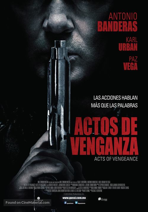 Acts of Vengeance - Mexican Movie Poster