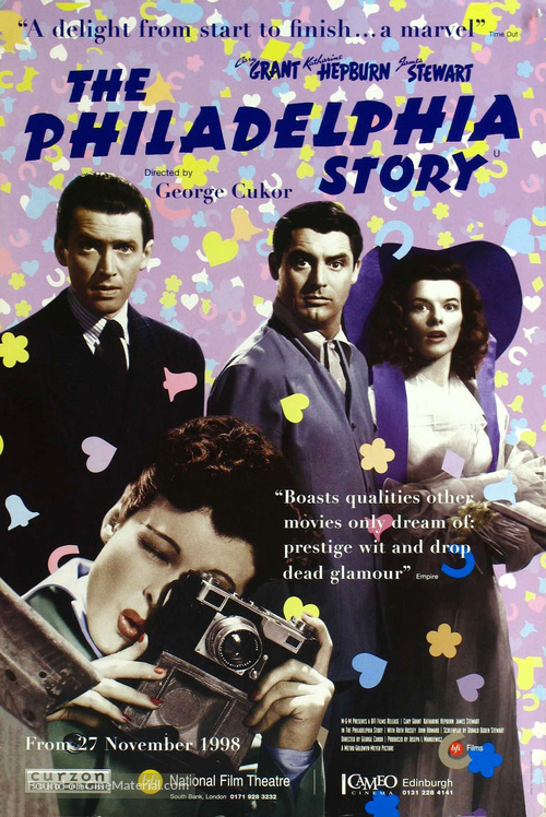 The Philadelphia Story - British Movie Poster