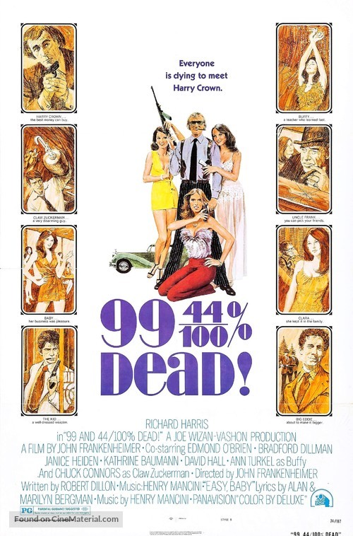 99 and 44/100% Dead - Movie Poster