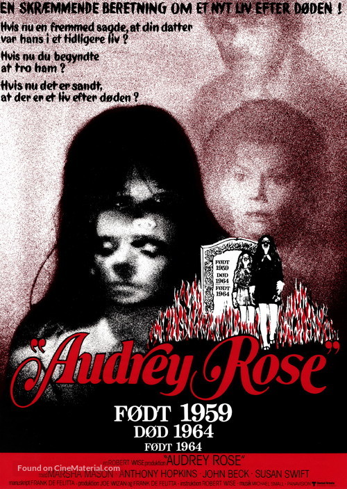 Audrey Rose - Danish Movie Poster