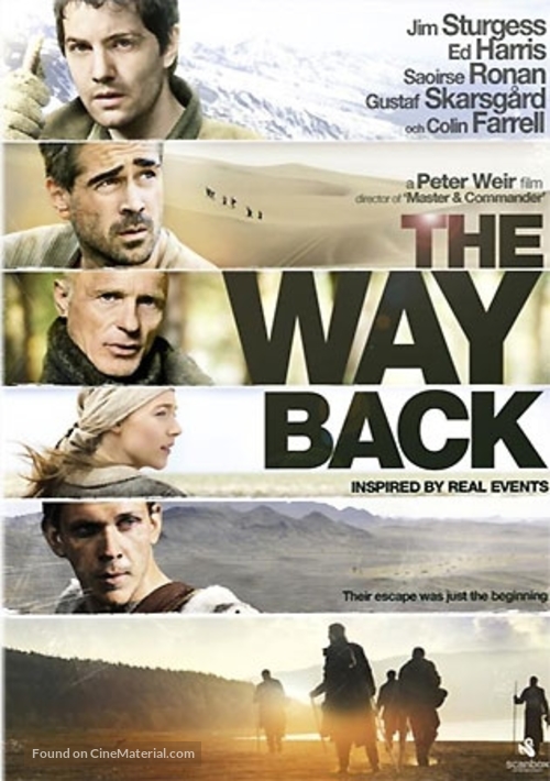 The Way Back - Swedish DVD movie cover