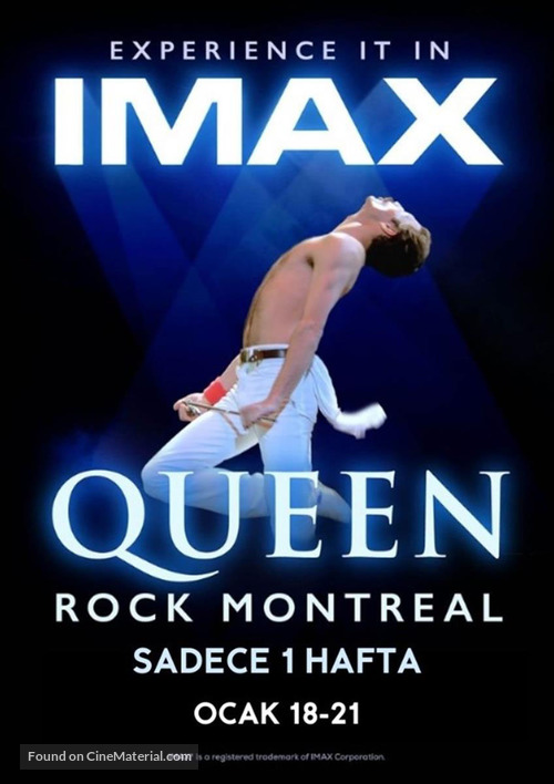 Queen Rock Montreal &amp; Live Aid - Turkish Movie Poster