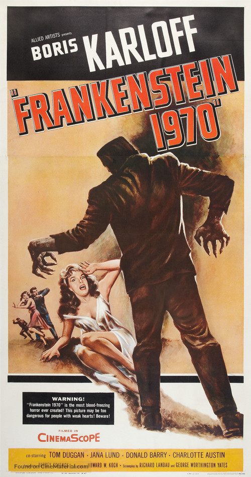 Frankenstein - 1970 - Movie Poster