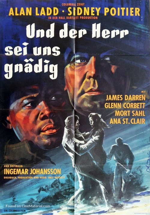 All the Young Men - German Movie Poster