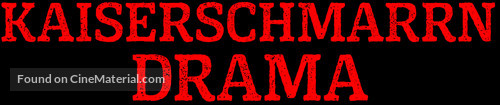 Kaiserschmarrndrama - German Logo
