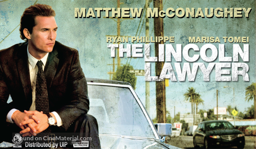 The Lincoln Lawyer - Danish Movie Poster