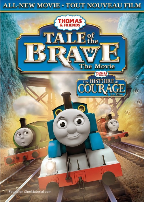 Thomas &amp; Friends: Tale of the Brave - Canadian DVD movie cover