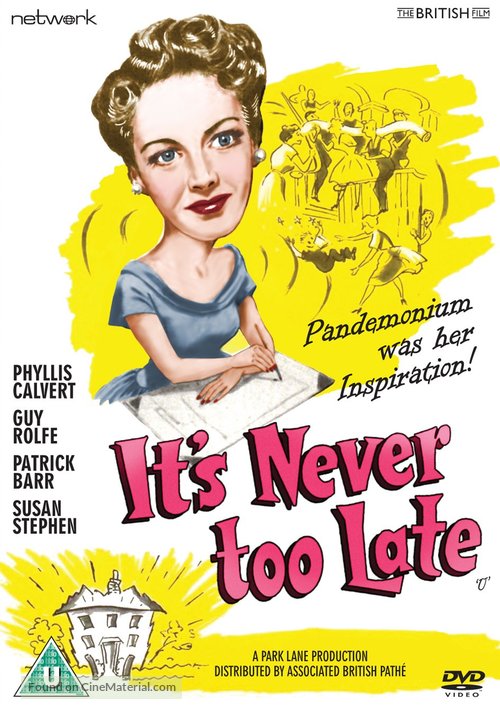 It&#039;s Never Too Late - British DVD movie cover