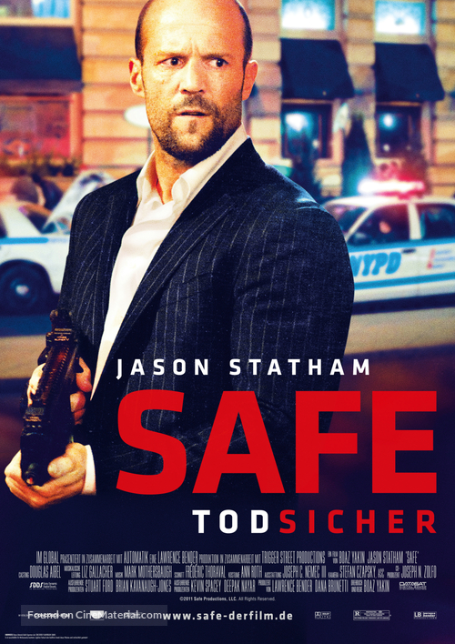 Safe - German Movie Poster