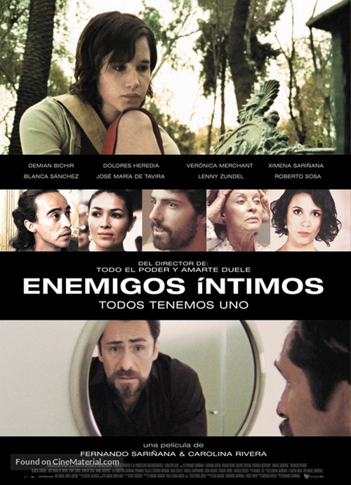 Enemigos &iacute;ntimos - Mexican Movie Poster