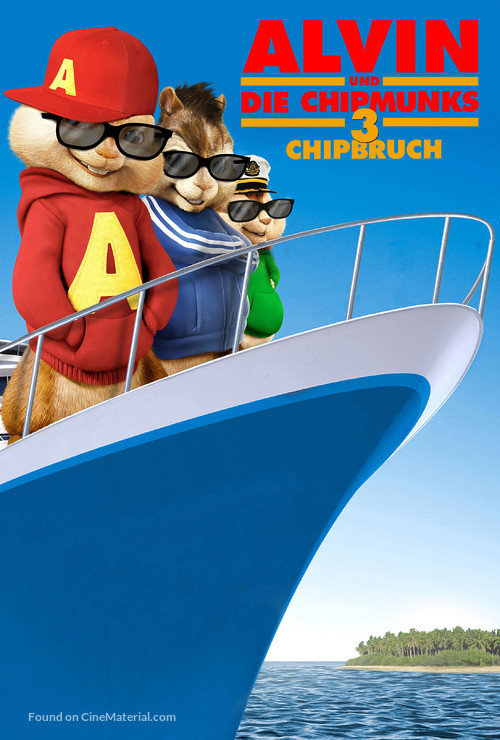 Alvin and the Chipmunks: Chipwrecked - German Movie Poster