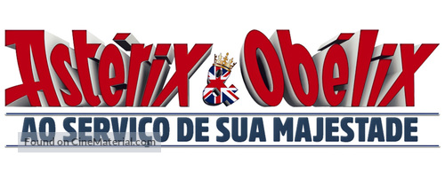 Ast&eacute;rix et Ob&eacute;lix: Au Service de Sa Majest&eacute; - Portuguese Logo